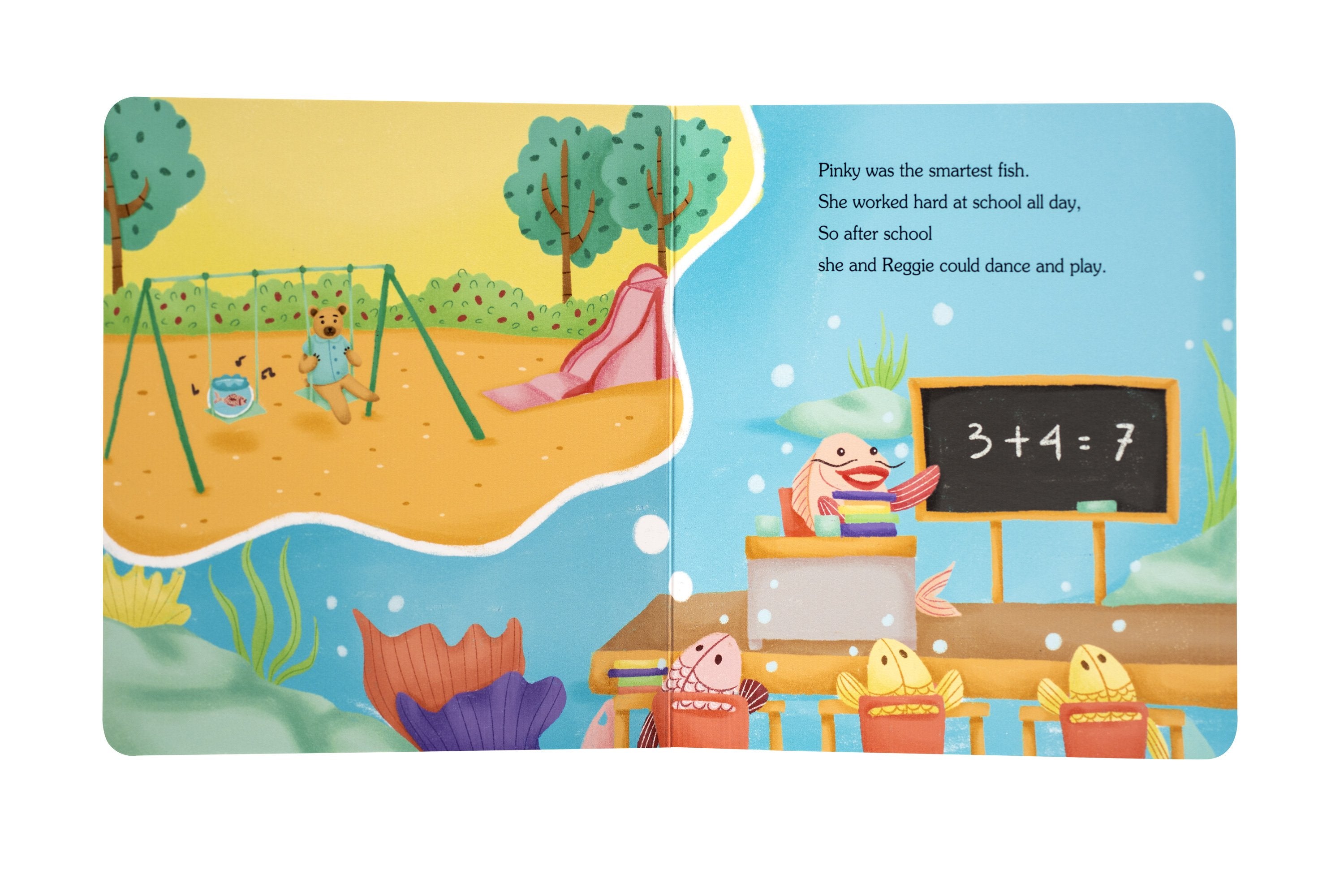 BOARD BOOK -<br> REGGIE WAS A VEGGIE BEAR